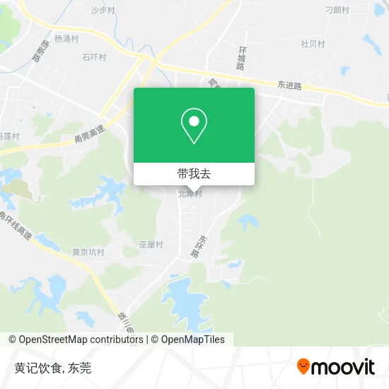 黄记饮食地图