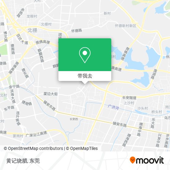 黄记烧腊地图