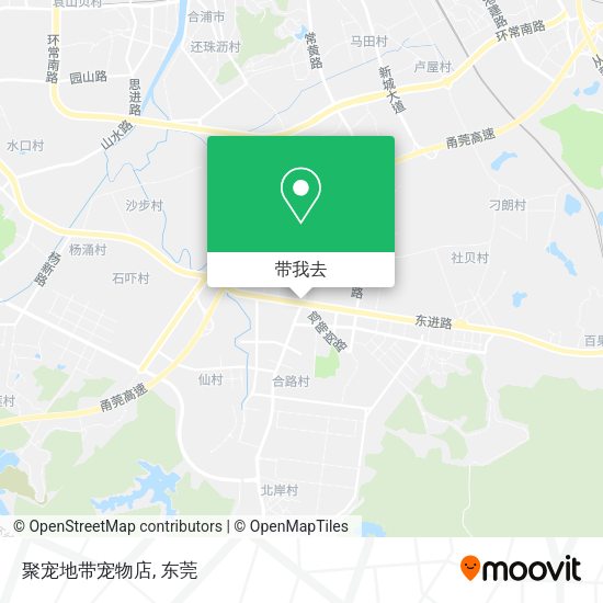 聚宠地带宠物店地图