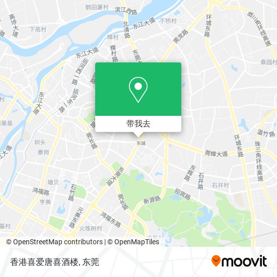 香港喜爱唐喜酒楼地图