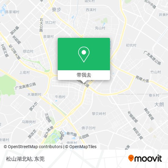 松山湖北站地图