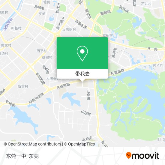东莞一中地图