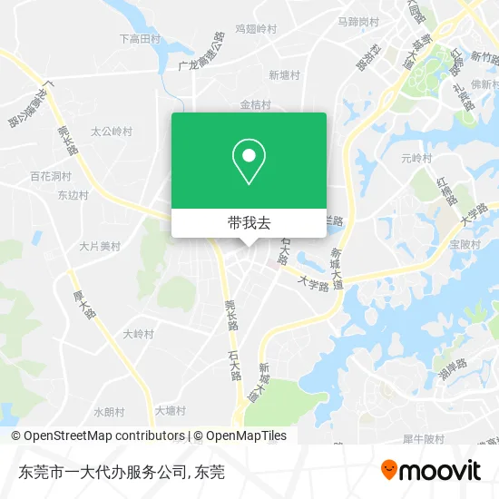 东莞市一大代办服务公司地图