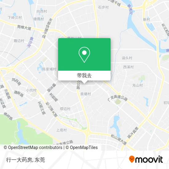 行一大药房地图