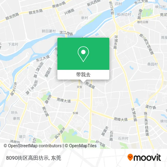 8090街区高田坊示地图