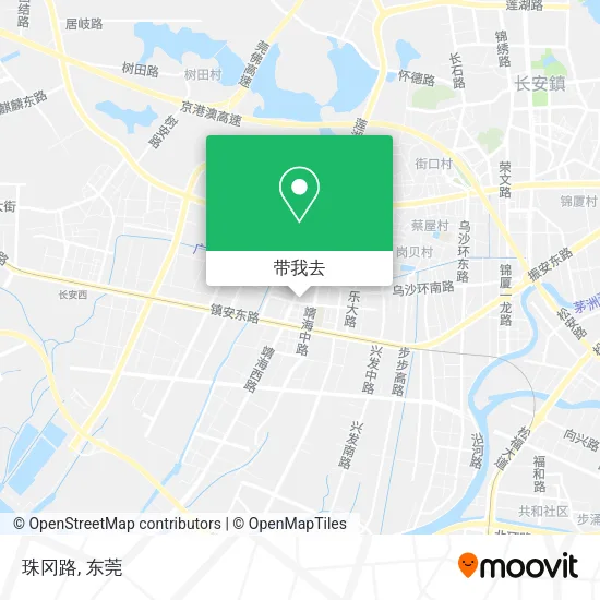 珠冈路地图