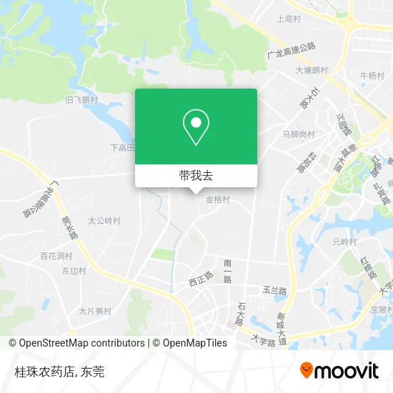 桂珠农药店地图