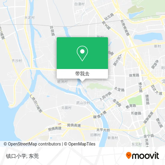镇口小学地图
