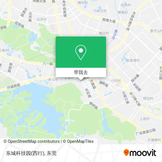 东城科技园(西行)地图