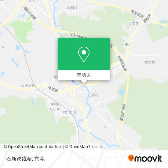 石新跨线桥地图