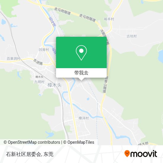石新社区居委会地图