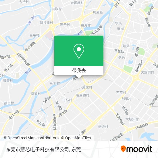 东莞市慧芯电子科技有限公司地图