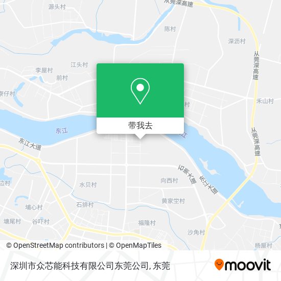 深圳市众芯能科技有限公司东莞公司地图