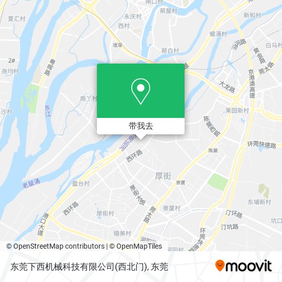 东莞下西机械科技有限公司(西北门)地图