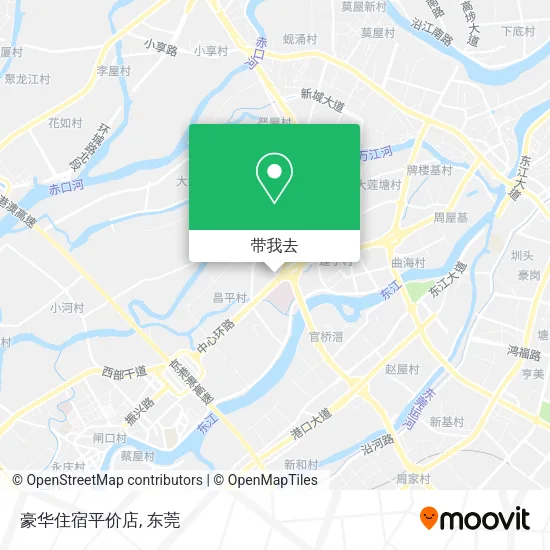 豪华住宿平价店地图