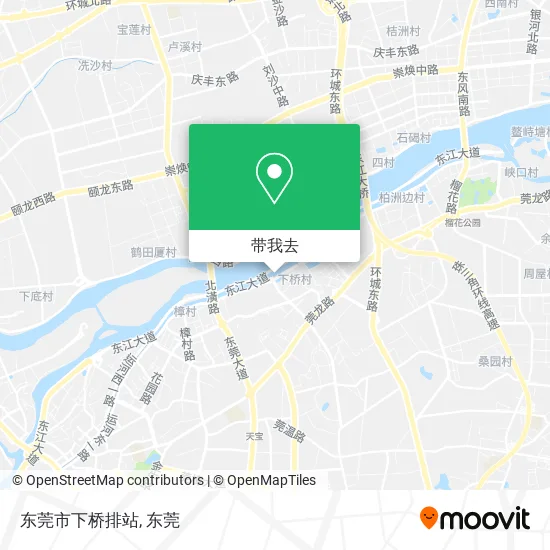 东莞市下桥排站地图