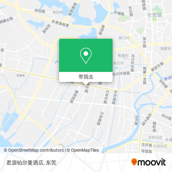 君源铂尔曼酒店地图