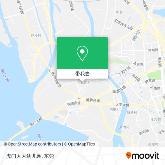 虎门大大幼儿园地图