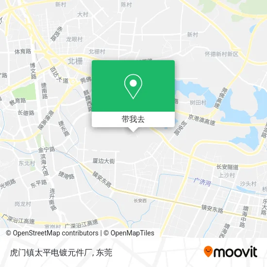 虎门镇太平电镀元件厂地图