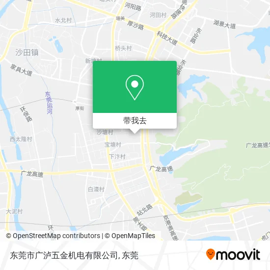 东莞市广泸五金机电有限公司地图