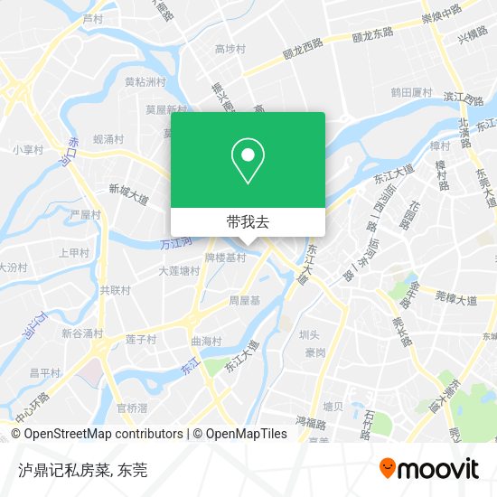 泸鼎记私房菜地图