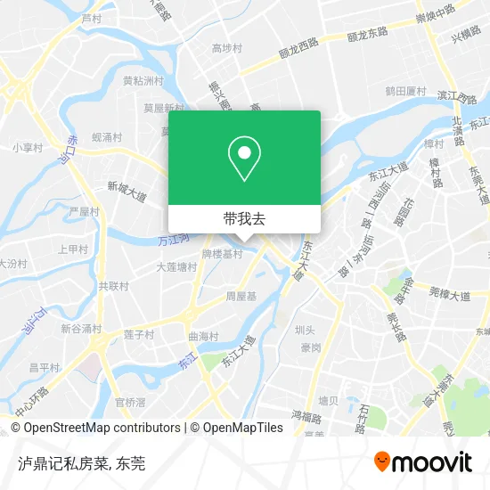泸鼎记私房菜地图
