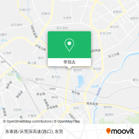 东泰路/从莞深高速(路口)地图