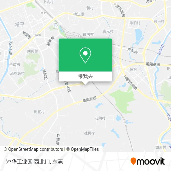 鸿华工业园-西北门地图