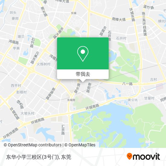东华小学三校区(3号门)地图