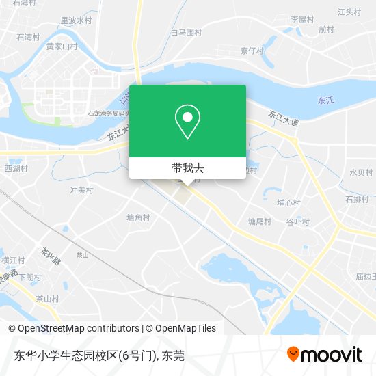 东华小学生态园校区(6号门)地图