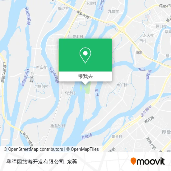 粤晖园旅游开发有限公司地图