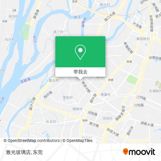 雅光玻璃店地图