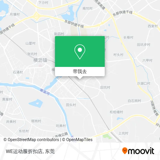 WE运动服折扣店地图