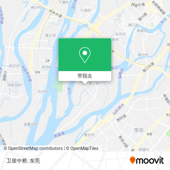卫屋中桥地图