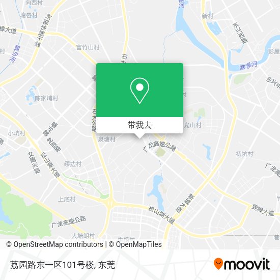 荔园路东一区101号楼地图