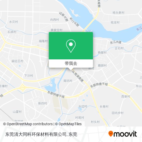 东莞清大同科环保材料有限公司地图