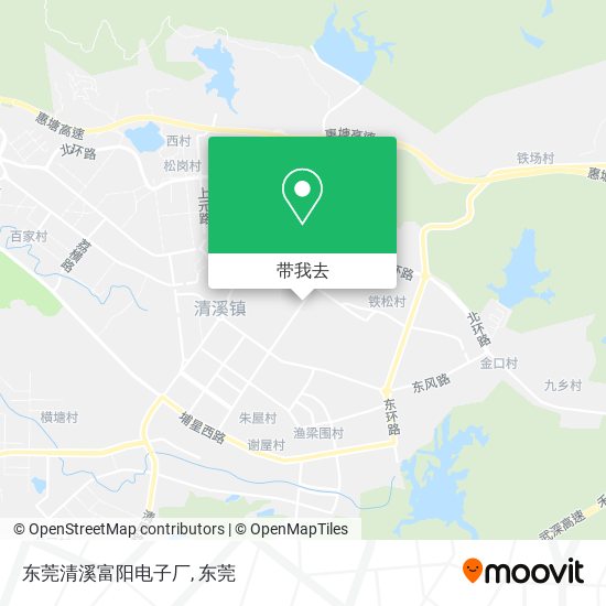 东莞清溪富阳电子厂地图