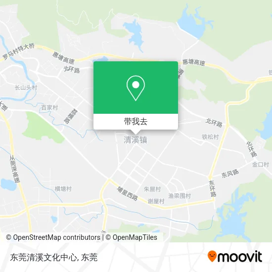 东莞清溪文化中心地图