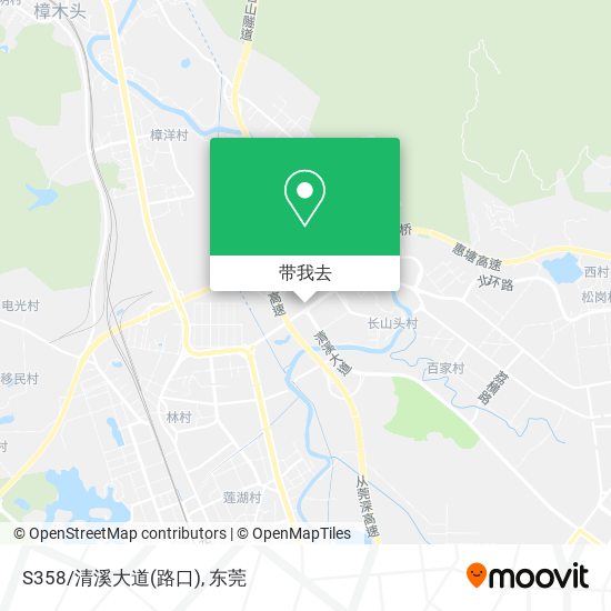 S358/清溪大道(路口)地图