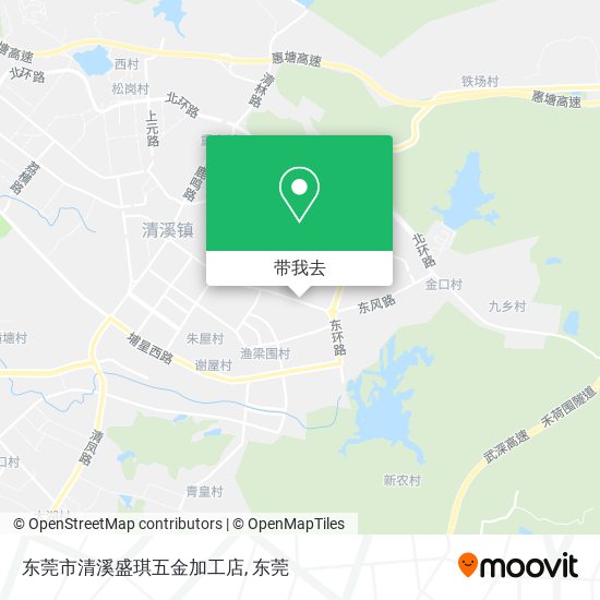 东莞市清溪盛琪五金加工店地图