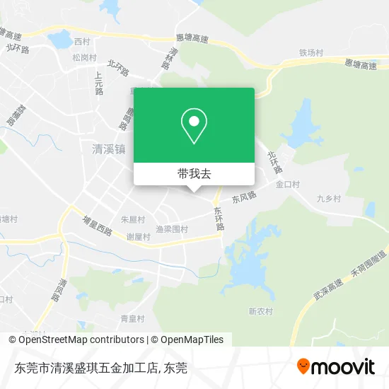东莞市清溪盛琪五金加工店地图
