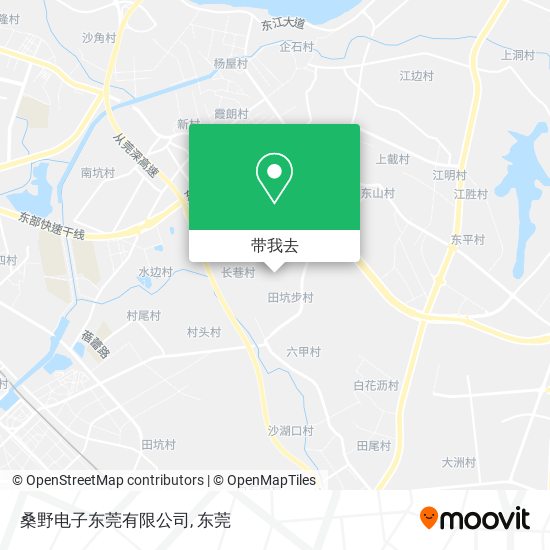 桑野电子东莞有限公司地图