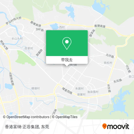 香港富纳·正谷集团地图