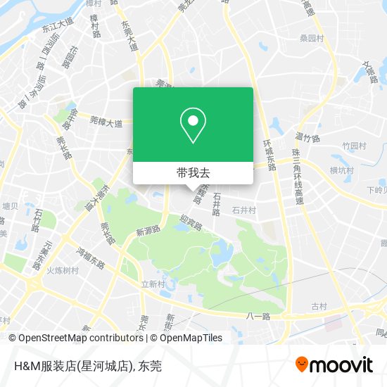 H&M服装店(星河城店)地图