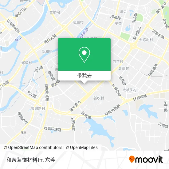 和泰装饰材料行地图