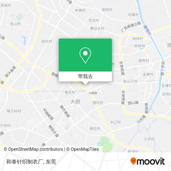 和泰针织制衣厂地图