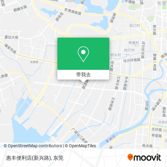 惠丰便利店(新兴路)地图