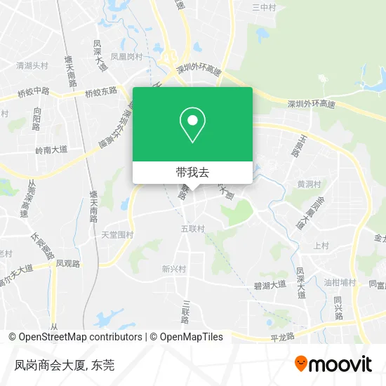 凤岗商会大厦地图