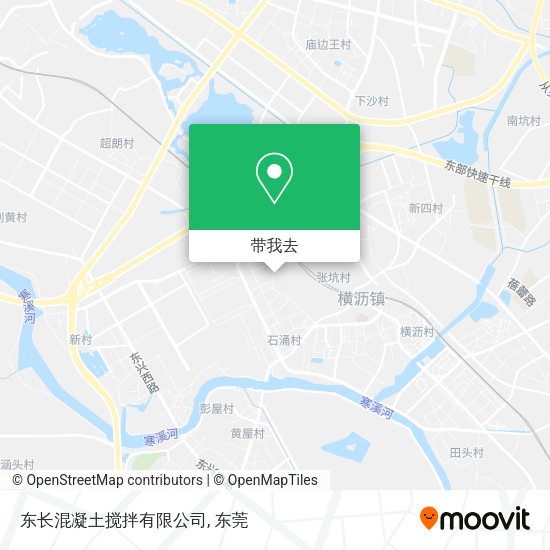 东长混凝土搅拌有限公司地图