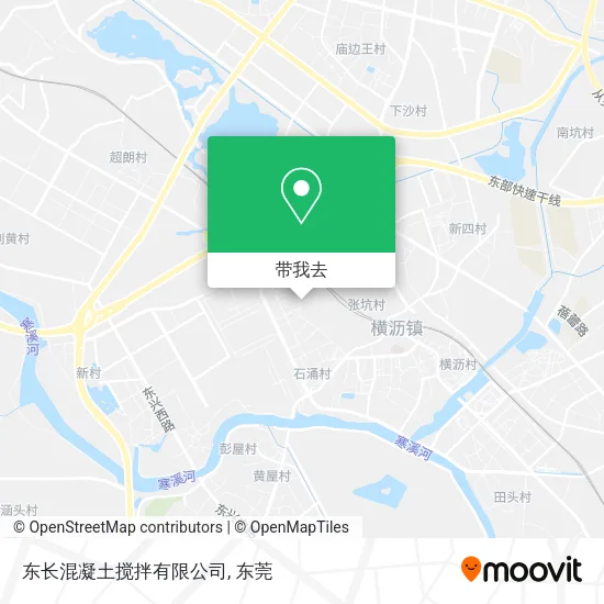 东长混凝土搅拌有限公司地图